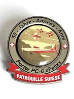 Pin Schweizer Armee Patrouille Suisse Porter PC 6 Felix