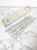 4er Set Pastell Textmarker Grüntöne - NEU