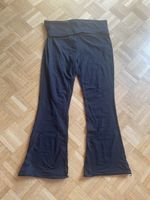 Bequeme Crane Stoffhose, schwarz, Grösse L (44/46) für Yoga/
