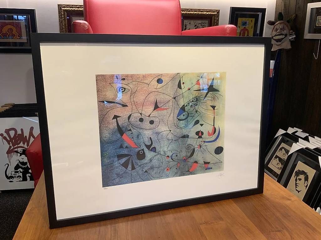Arts picturaux & lithographies: Joan Miro Lithografie Konstellation: "Der Morgenstern" – D'occasion à Unterwasser par mic_n5hh