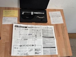 Mitutoyo Bügelmessschraube 0-25mm Mikrometer Messwerkzeug