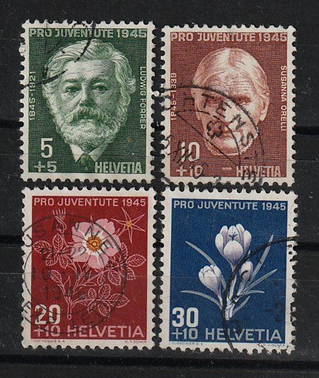 Tutti i francobolli: 1945 Serie Pro Juventute – Usato da Arlesheim venduto da gaugi43
