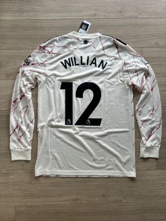 2020-21 Arsenal Away Shirt Willian #12 - (M)