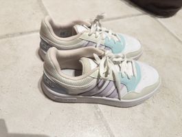 Adidas Turnschuhe Damen weiss/lila/mint Grösse 38