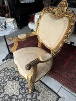 Fauteuil Barock mit Armlehnen 115 cm hoch 80 breit