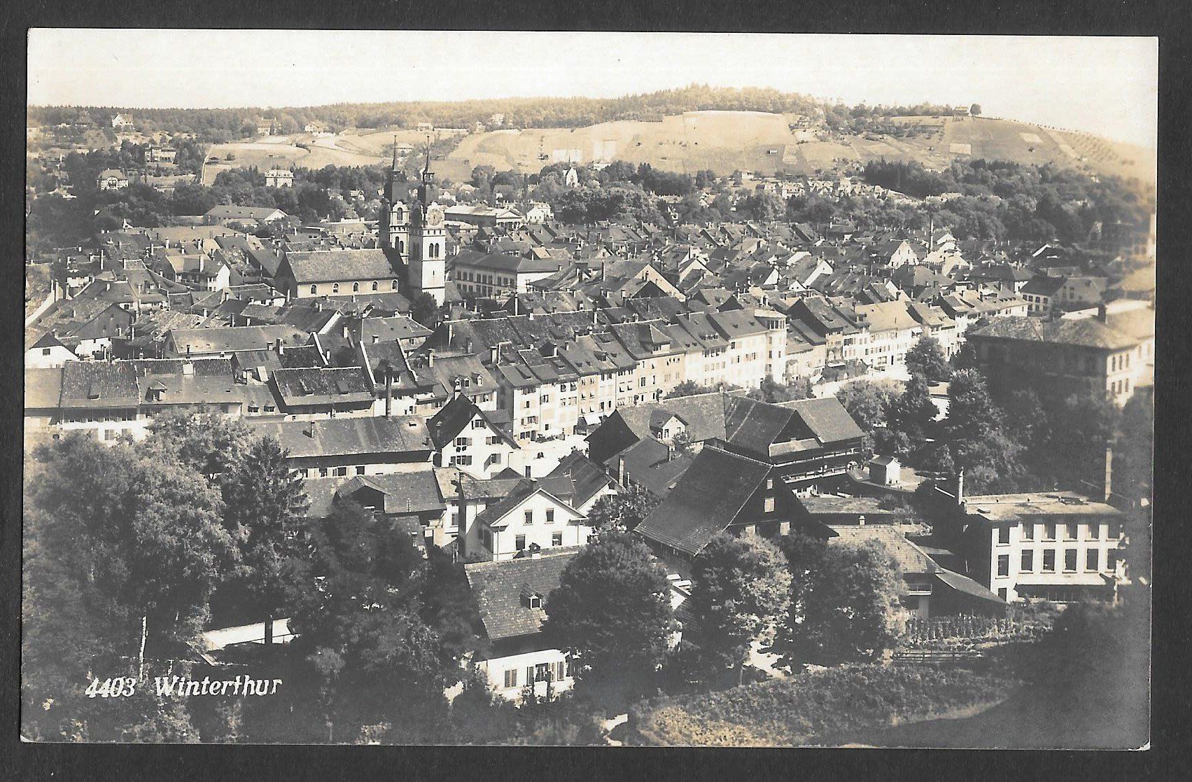 Cartoline postali: Winterthur Gesamtansicht – Usato da Olten venduto da clotaldi