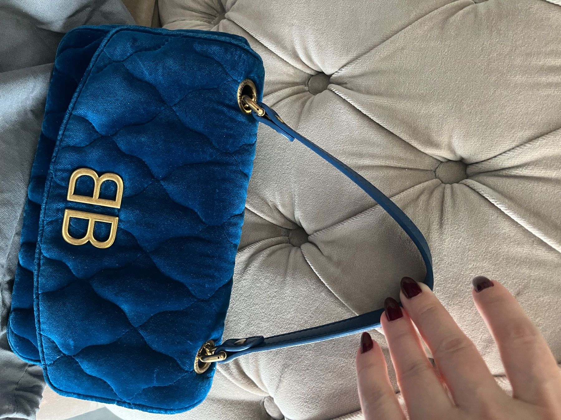 Balenciaga Borse da donna: Balenciaga Tasche Samtblau – Nuovo (secondo la descrizione) da Zürich venduto da aaaaaaaaa00 7