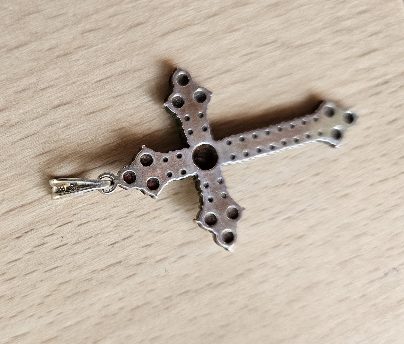 Pendentifs: Kreuzanhänger Silber mit Granat – D'occasion à Meilen par Anaisan 5