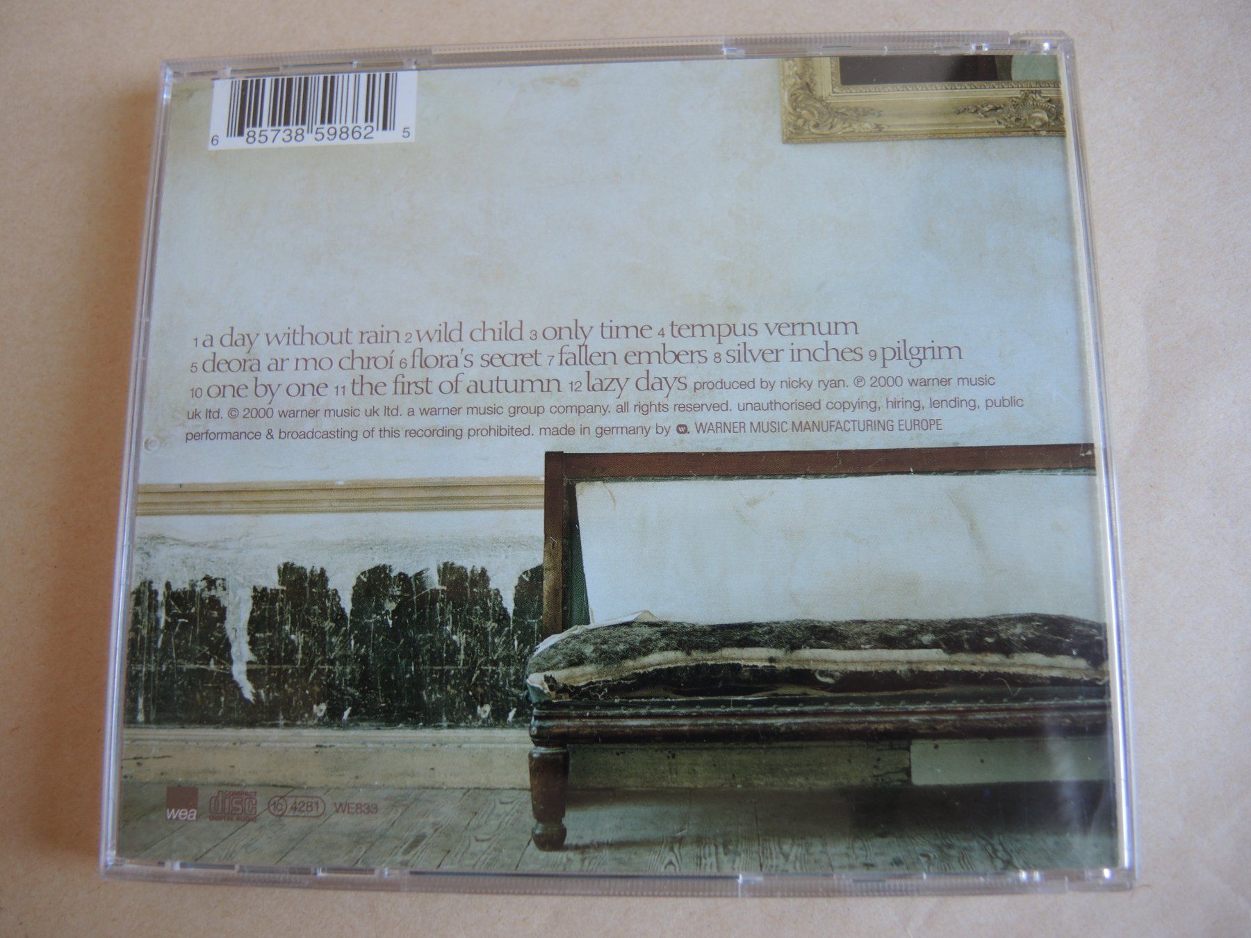 CD: Enya - A Day Without Rain CD – Usato da Rorschach venduto da maeck8 2