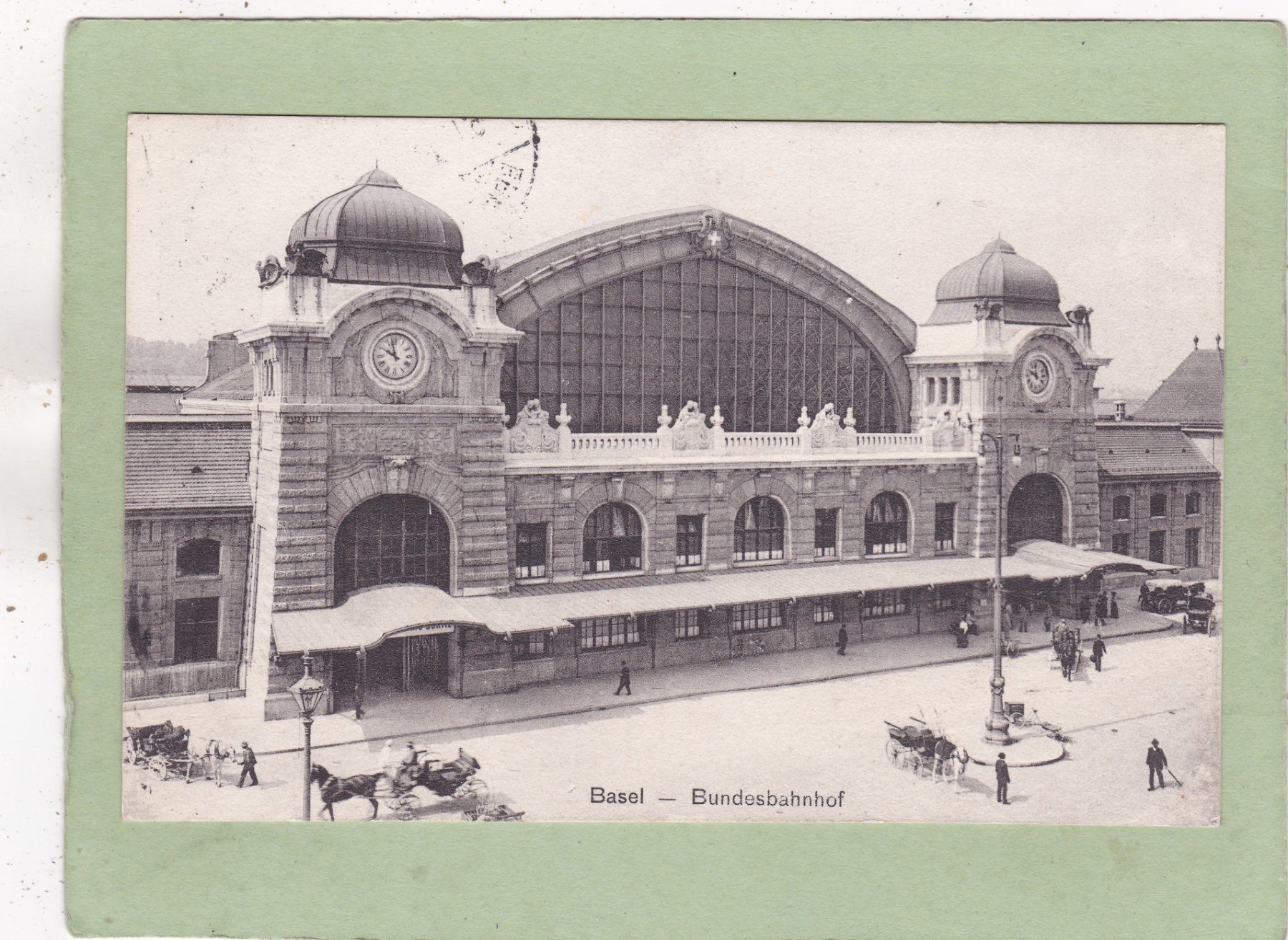 Cartoline postali: Basel Bundesbahnhof 1910 – Usato da Herisau venduto da Lisegrat2008