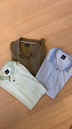 3 BOSS Polo Tshirts kurzarm L