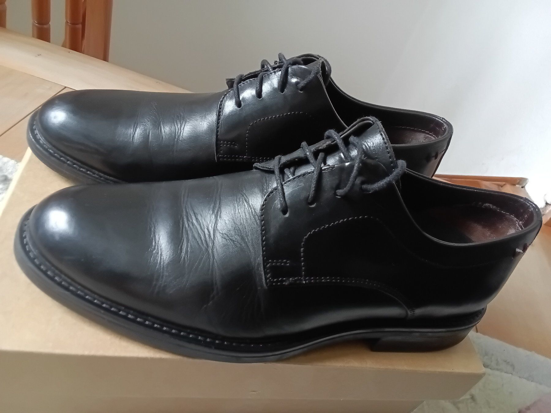 Scarpe da uomo: Herrenschuhe Leder Bata Comfit Grösse 41 – Usato da Münchenstein venduto da purbach1 1