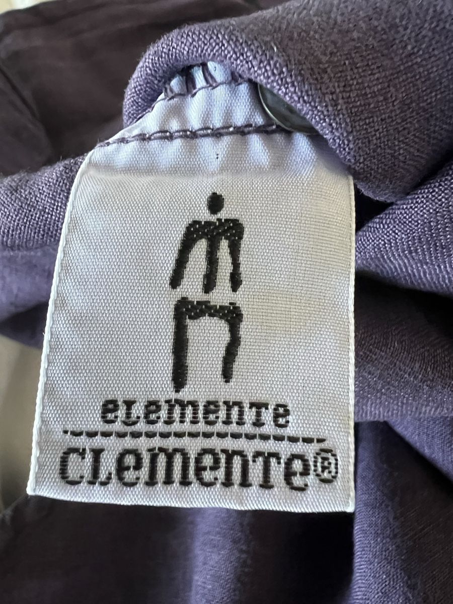 Camicette: ELEMENTE Clemente Leinenbluse, Lila, Grösse L / XL – Usato da Langenthal venduto da Alperose_5 6
