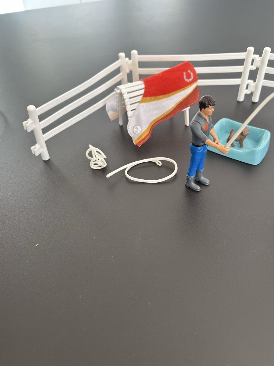 Schleich Giocattoli: Schleich Reitset, Voltigierset 42443 – Usato da Hattenhausen venduto da Topas00 2