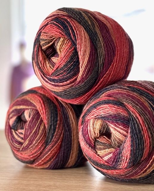 Lana: Strickwolle Farbverlauf 3 Knäuel 600g – Nuovo (secondo la descrizione) da Plons venduto da Zimpfer 3