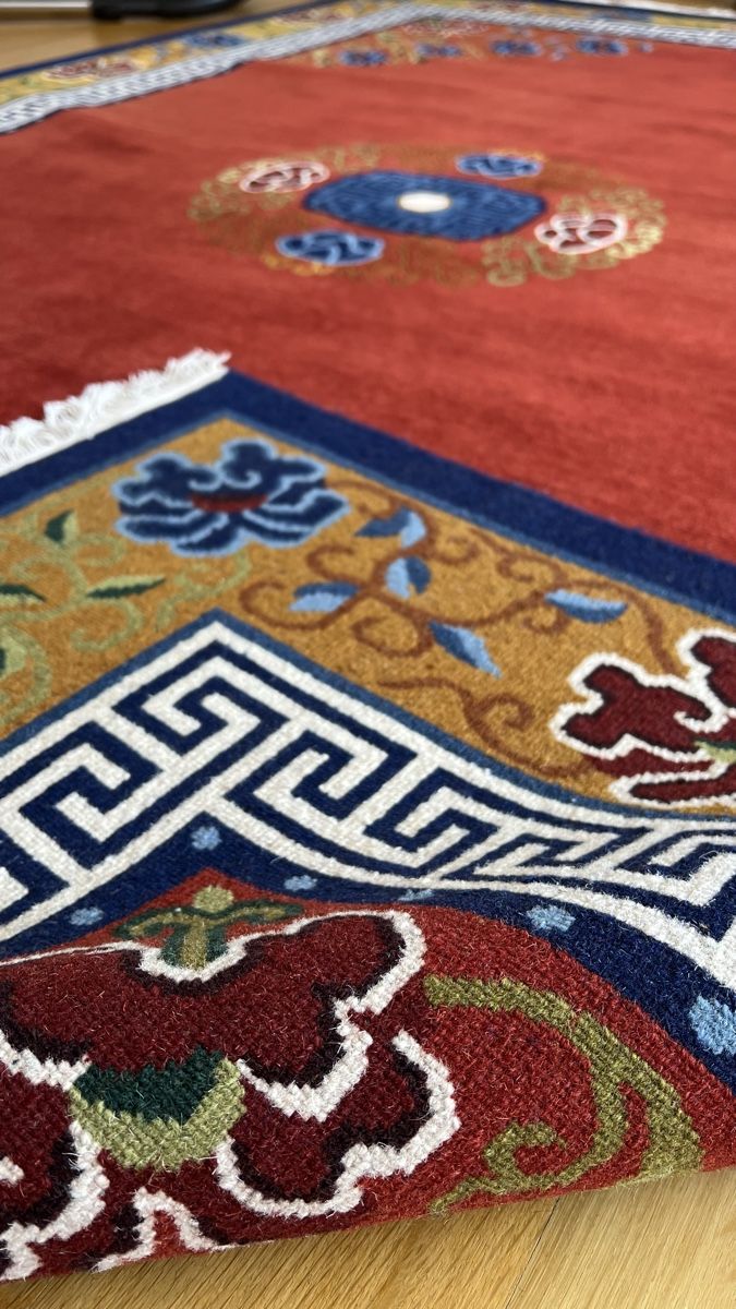 Tappeti: Handgeknüpfter Teppich Mandala – Nuovo e nell'imballaggio originale da Wallisellen venduto da tamang_teppiche 3