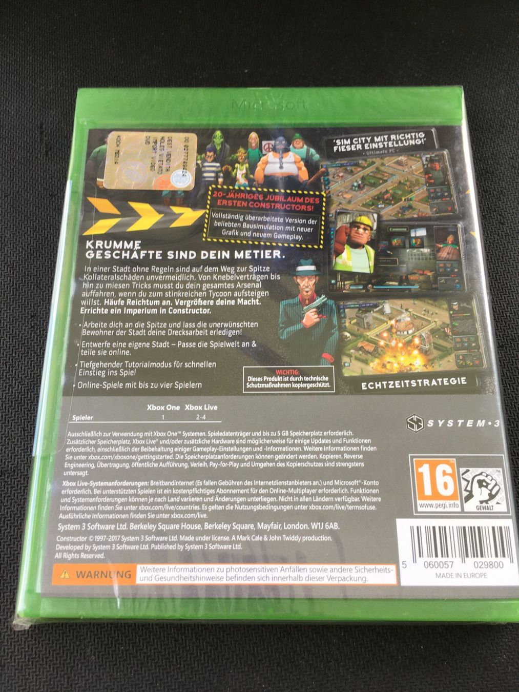 Microsoft Giochi: Constructor - Xbox One (Neu/Sealed) – Nuovo e nell'imballaggio originale da St.Gallen venduto da MedienJoe 1
