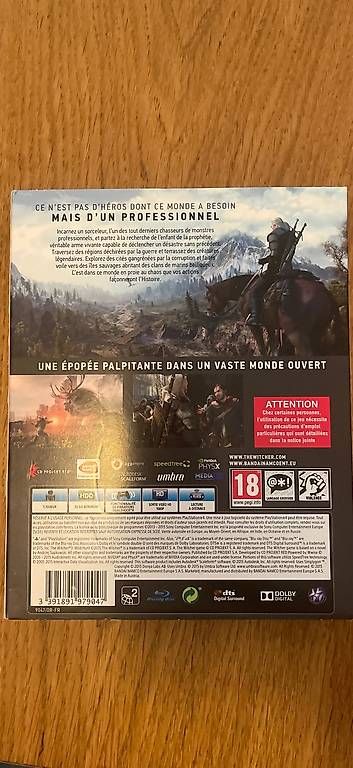 Sony Jeux: Witcher 3 PS4 – D'occasion à Carouge GE par CGuillet 1
