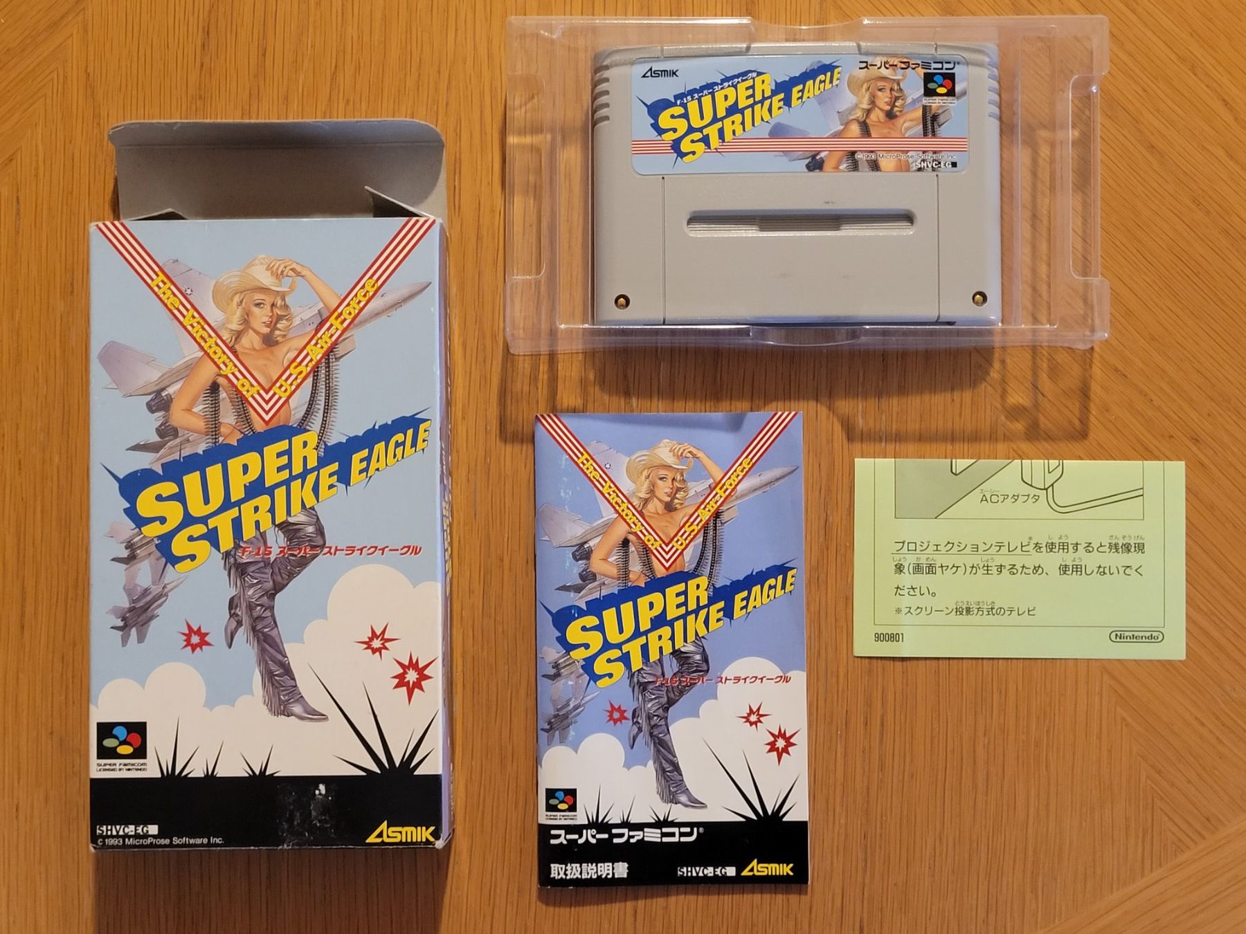 Nintendo Giochi: Super Strike Eagle 2 OVP SNES Super Famicom japan – Usato da Münchenstein venduto da danytlaw 2