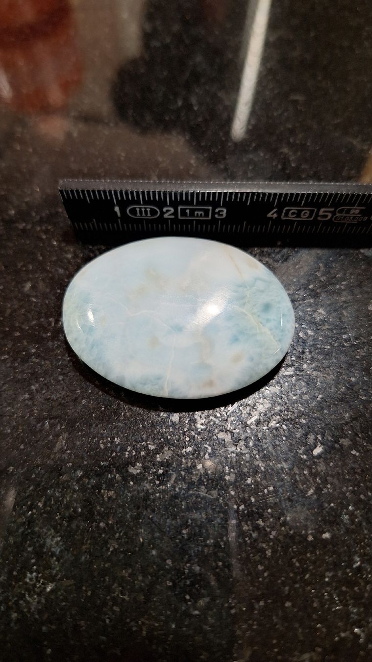 Minerali & Pietre curative: Larimar Edelstein, hellblau, Wunderschön! – Nuovo e nell'imballaggio originale da Zürich venduto da anna3929 3
