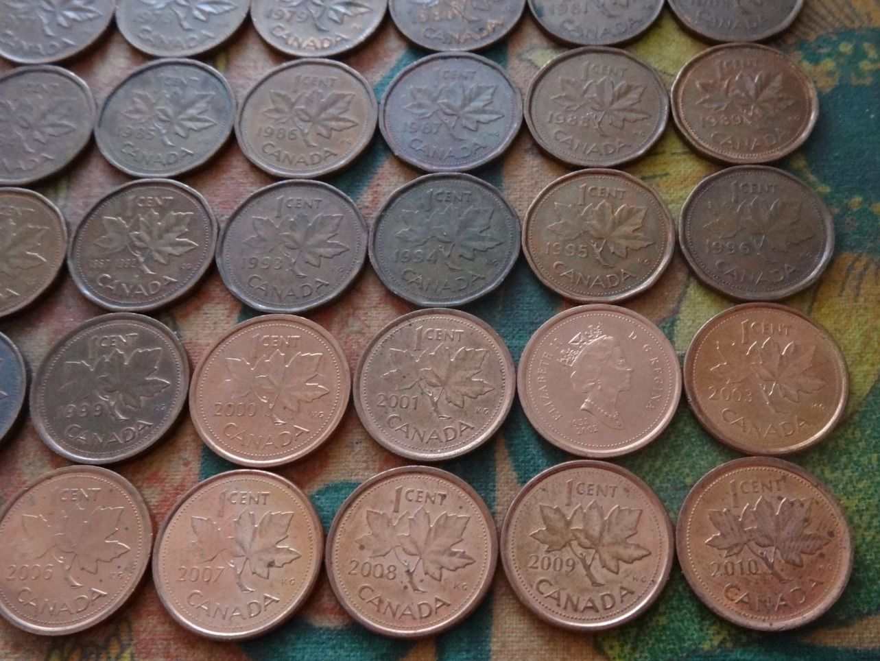 Toutes les monnaies: CANADA  Lot   49x   1 Cent   1958 à 2010 – D'occasion à Romanel-sur-Lausanne par Swift13 4