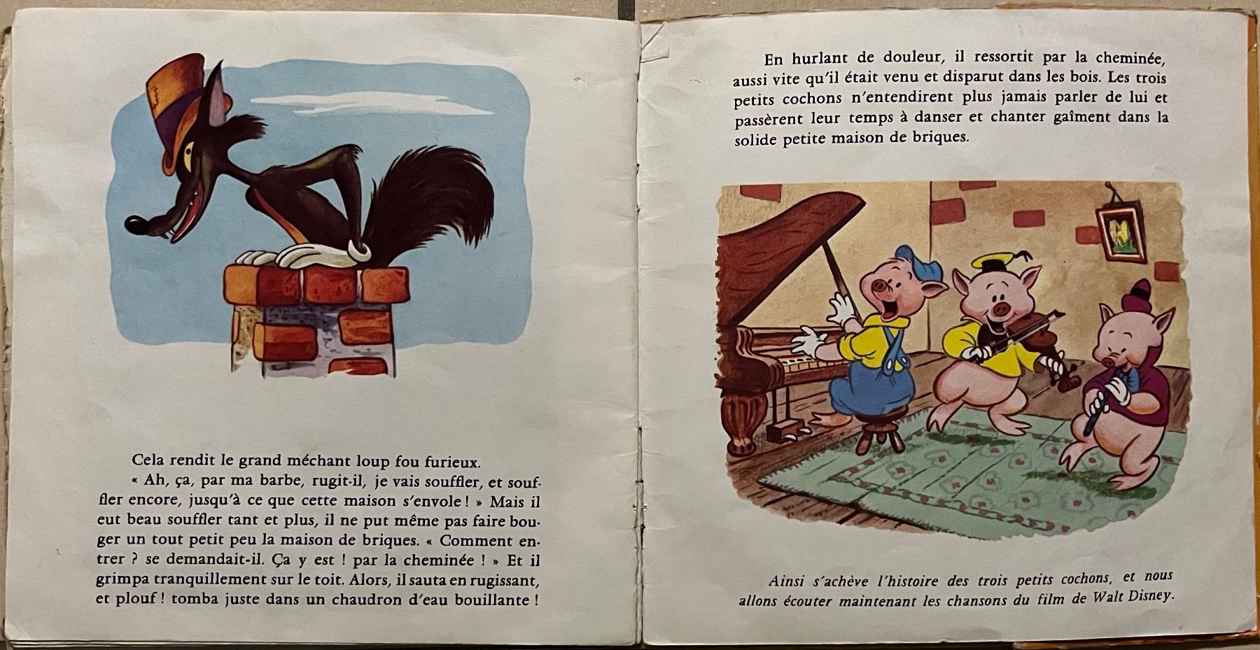 Dischi in vinile: WALT DISNEY - LES TROIS PETITS COCHONS – Usato da Bussigny venduto da vinyl-pas-cher 5