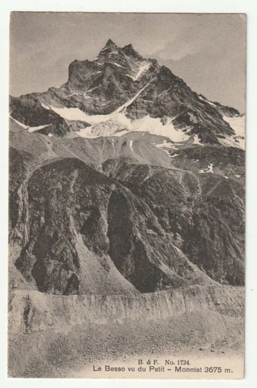 Cartoline postali: Postkarte 1933 Le Besso Vu du Petit Monntet, Valais – Usato da St. Gallen venduto da Ricardo_Deals