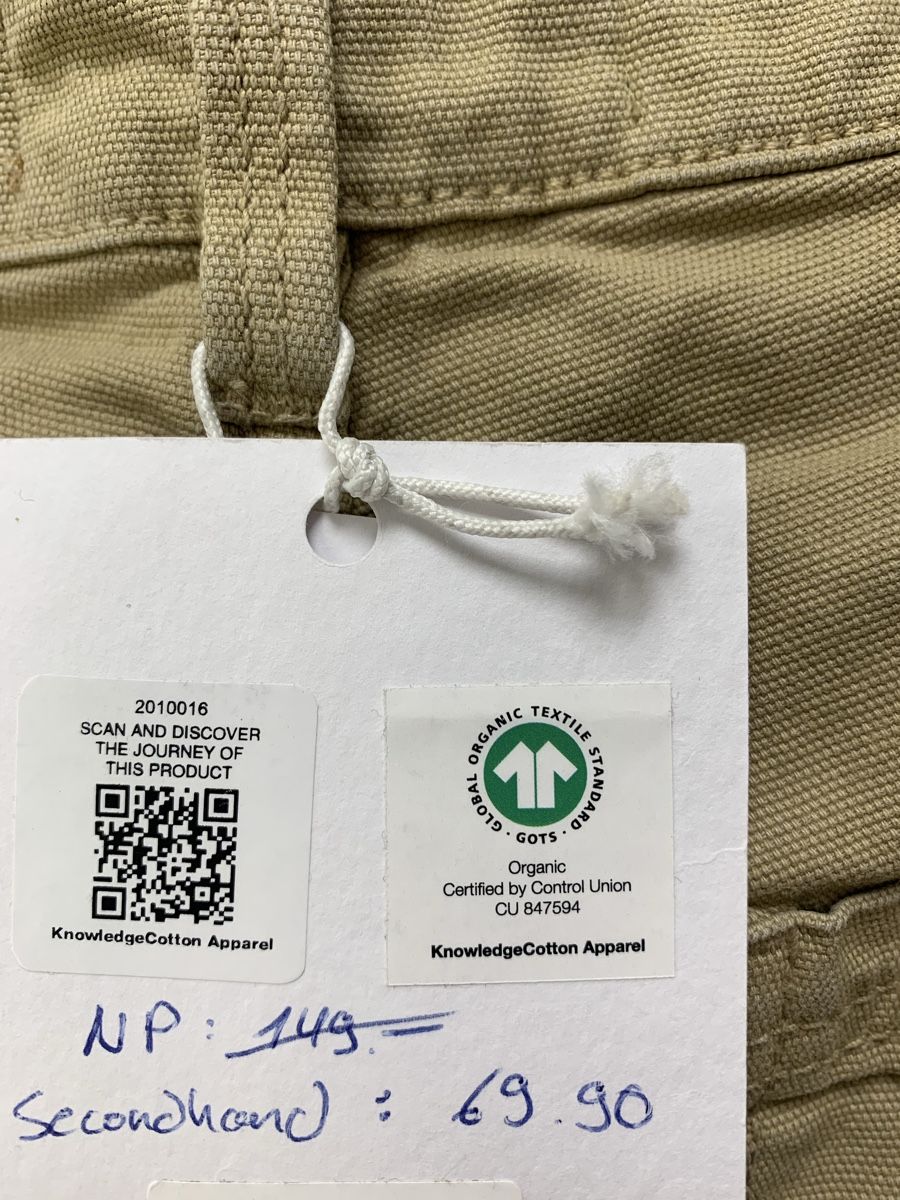 Pantaloni: Hose Knowledge Cotton Apparel Beige  – Usato da Aarau venduto da REVIVI 4