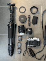 Fujifilm X-T50 Kamera mit viel Zubehör