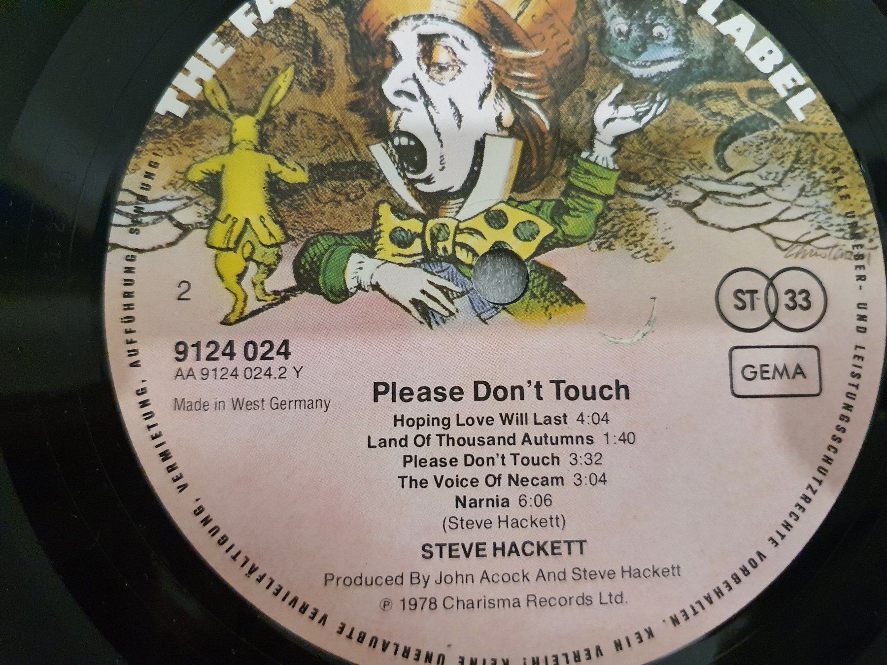 Dischi in vinile: Steve Hackett - Please Don`t Touch! – Usato da Uster venduto da Vinyl-Leidenschaft 7