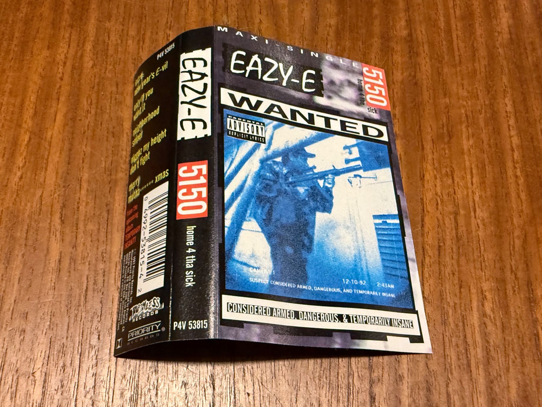 Musicassette: EAZY-E - 5150 home 4 the sick / US 1992 MC – Usato da Delémont venduto da cpop 1