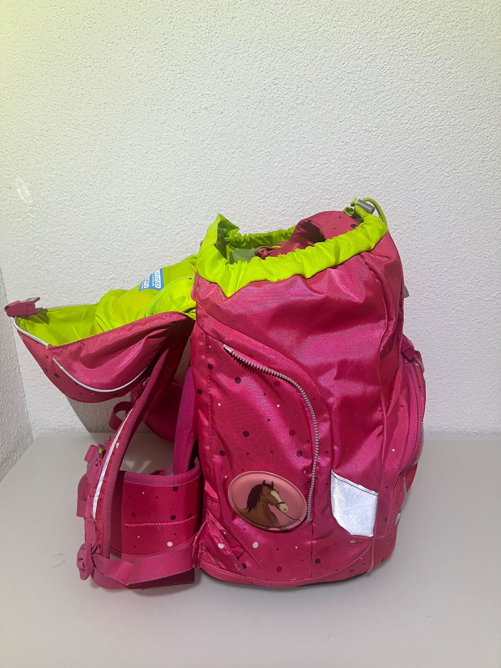 Ergobag Borse & Zaini: Ergobag Pack Schulrucksack Set Pink mit Pferd, Top Zustand! – Usato da Feldbrunnen venduto da Gianni_1970 7