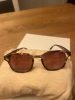 Sonnenbrille Schildpatt braun Glas braun guter Zustand