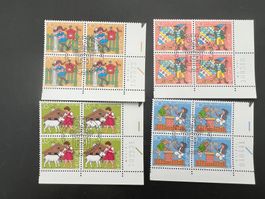 CH  1984 Viererblock PJ  Erstag Serie (5811)