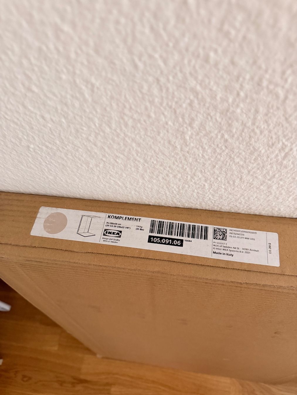 Ikea Armadi: IKEA KOMPLEMENT Trenner graubeige 100x58 cm NEU – Nuovo e nell'imballaggio originale da Zürich venduto da cherryberry71 2