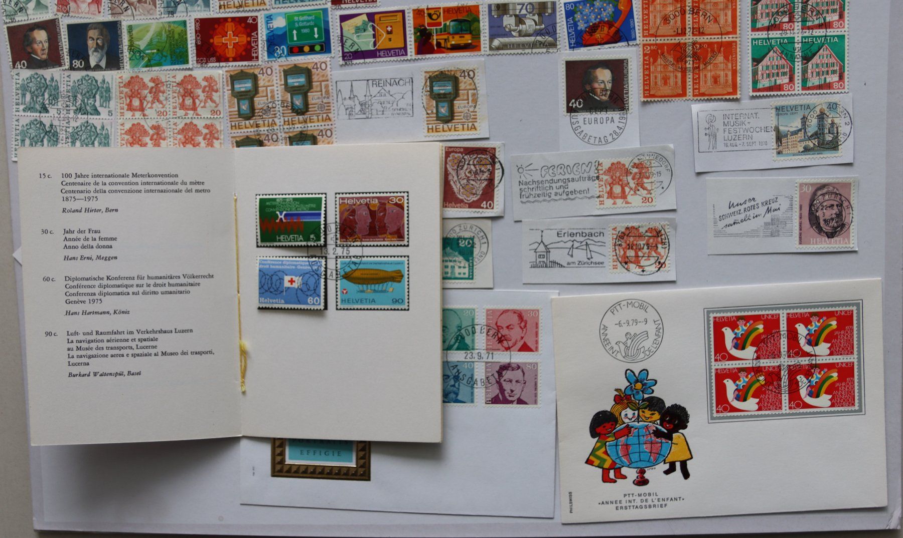 Alle Briefmarken: Briefmarken CH 1971-1980 – Gebraucht aus Oberentfelden von lakipul 3