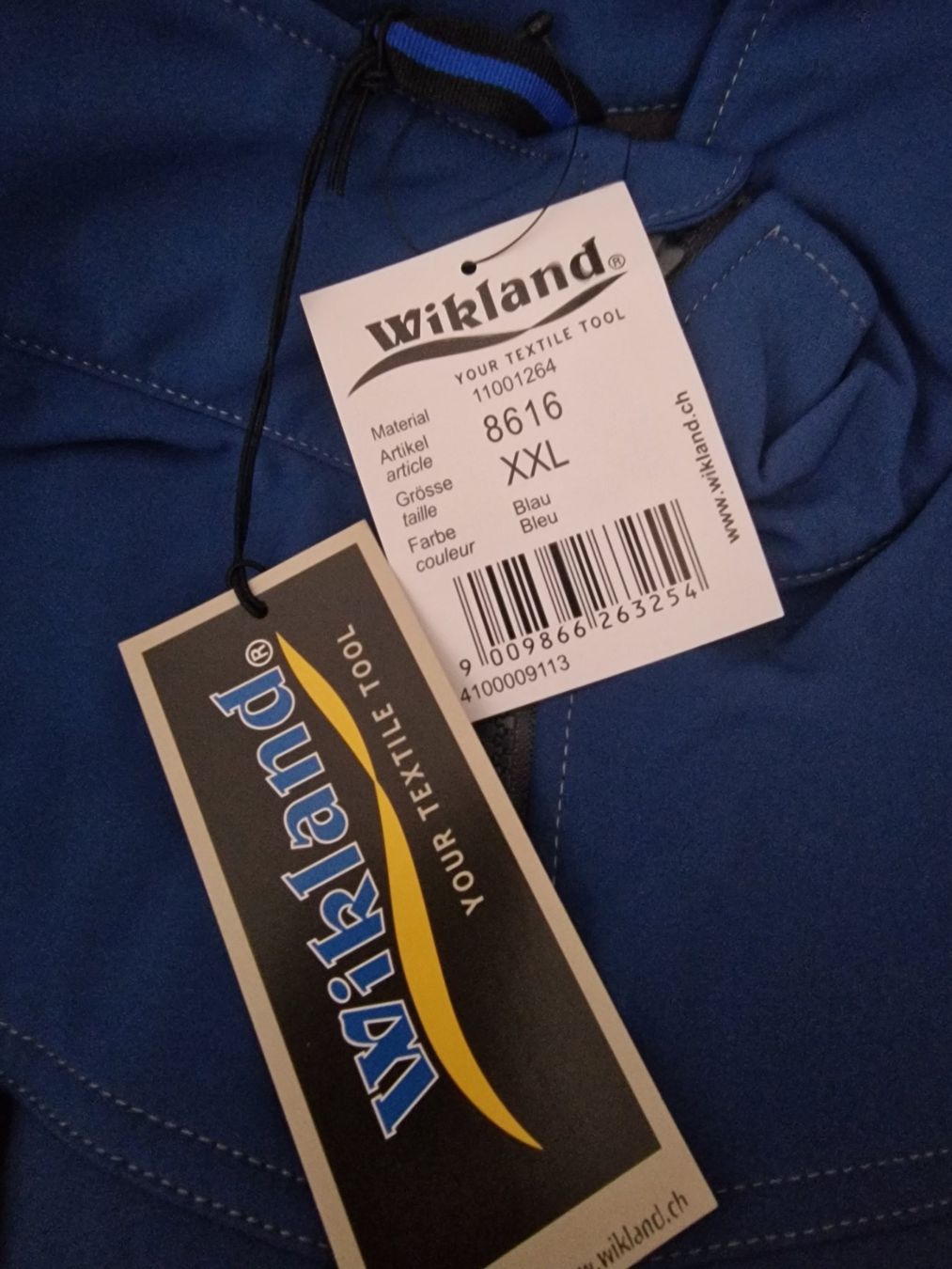 Wikland Giacche: Wikland Softshell Jacke Blau 8616 Gr. XXL – Nuovo e nell'imballaggio originale da Uerkheim venduto da Kaufoption 4