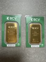 2 Lingots or BCV 50g or pur 999.9 sous scellé état neuf