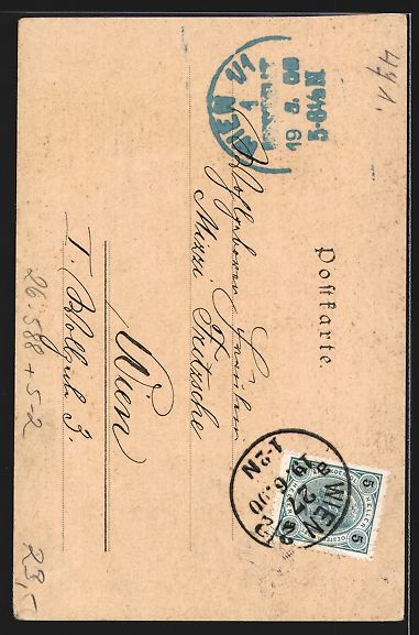 Cartoline postali: Philipp + Kramer Nr. XLVIII-5: Knabe f – Usato da Berlin venduto da bartko-reher 1