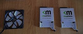 2 PC Lüfter, Mushkin Adapter und 4 AV Adapter,Video Splitter