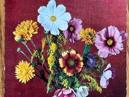 Vintage Blumenstillleben 1970: Hersteller: „ilo“ AK Sort.753