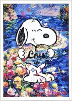 Death NYC Ltd Ed Pop Art Druck " Love u Snoopy