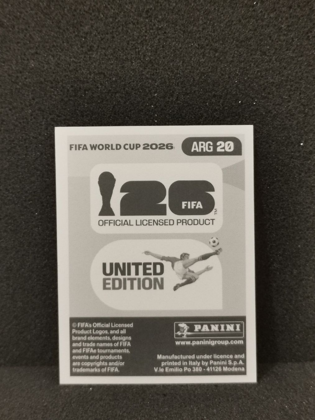 Panini Carte collezionabili: Panini Wm 2026 Sticker :Giuliano Simone Arg 20 – Usato da Einsiedeln venduto da sza_588x 1