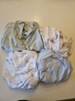 4 draps housse motif marin et uni pour lit bb 70x140cm