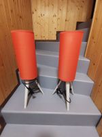 2 Tischlampen Orange Schou Company