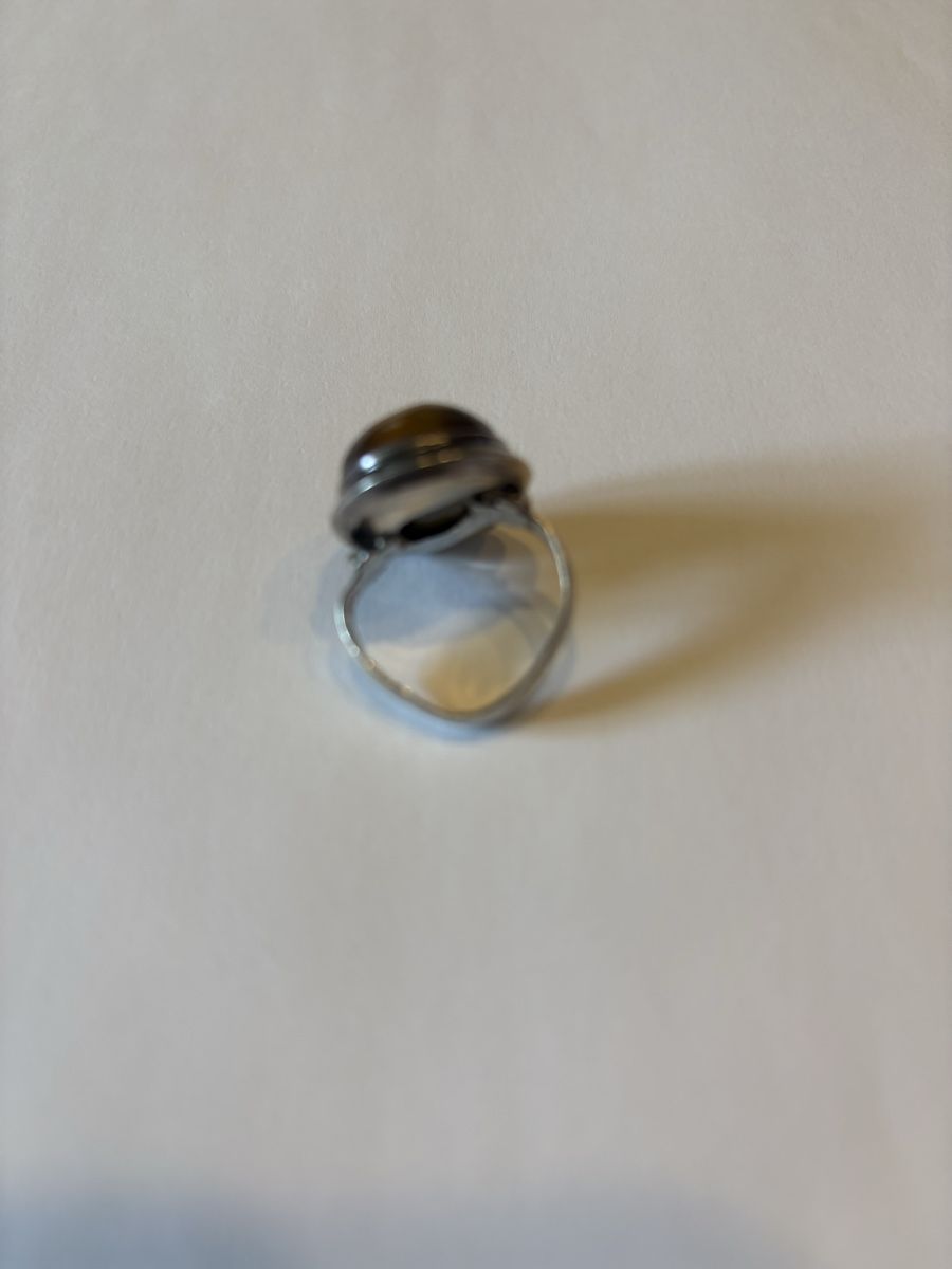 Anelli: 925 Tigerauge Edelstein Ring  – Usato da Murten venduto da Tzaugg 2