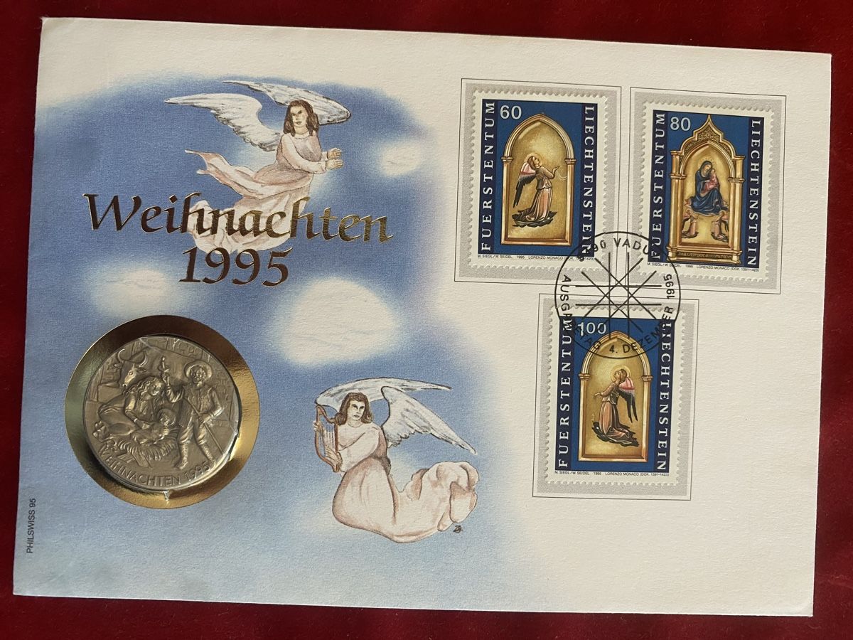 Medaglie: Silber-Numis, Weihnachten 1995, Silber 900 18 gr. – Usato da Muralto venduto da Alex1912