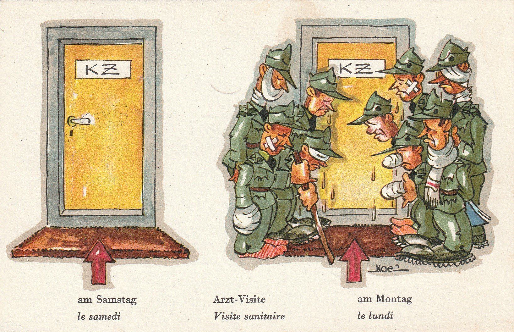 Cartes postales: Schweiz-Militär- Feldpost-KZ – D'occasion à uttwil par Koehlerfred