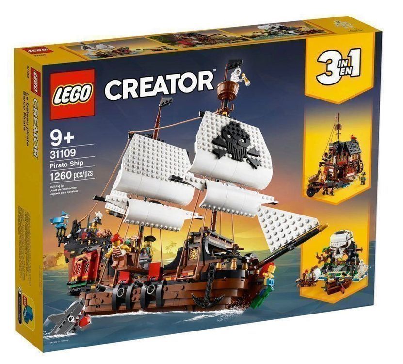 Lego Kit di costruzioni: 31109 Piratenschiff – Nuovo e nell'imballaggio originale da St. Gallen venduto da brickli