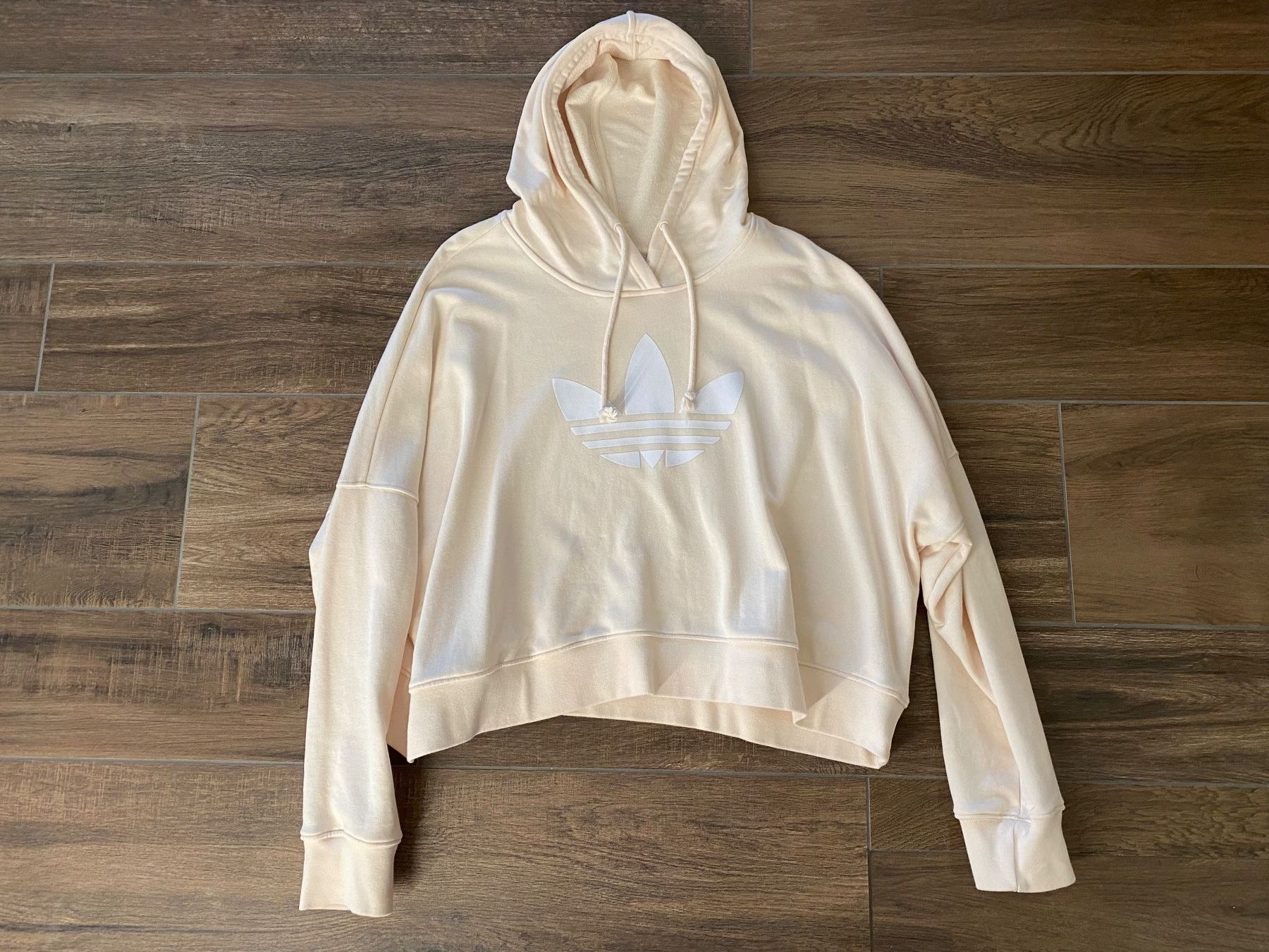 Adidas Maglioni & Felpe: Adidas Plus Size Hoodie Pullover hellbeige Gr. 3X – Usato da Pratteln venduto da a23_j2gs